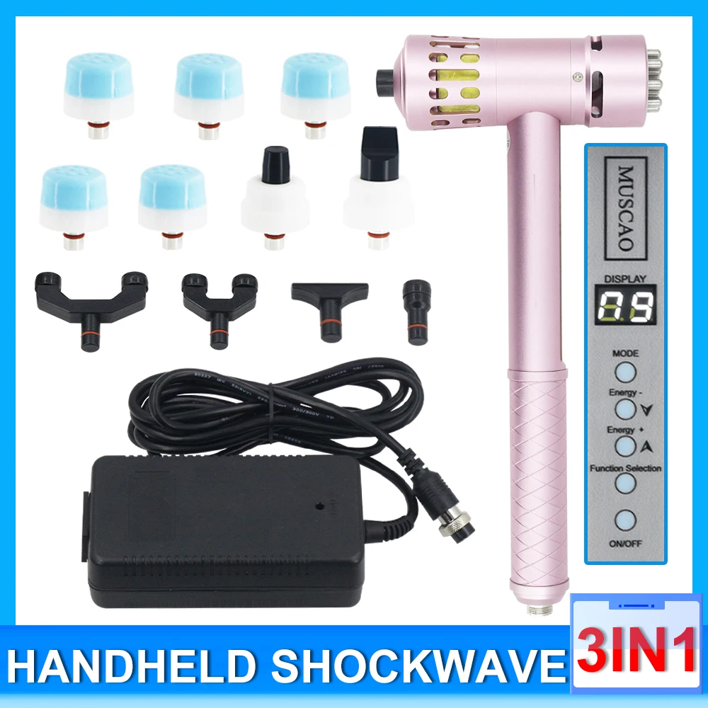 

3 в 1 устройство для ударно-волновой терапии, ударно-волновой аппарат для эректильной дисфункции и облегчения боли в пояснице, хиропрактика, ...