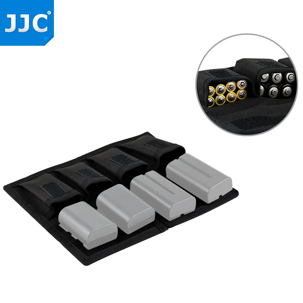 Чехол JJC для хранения карт памяти SD CF XQD камер Canon Nikon Sony Fujifilm Ricoh 18650 14500 AA батарей |