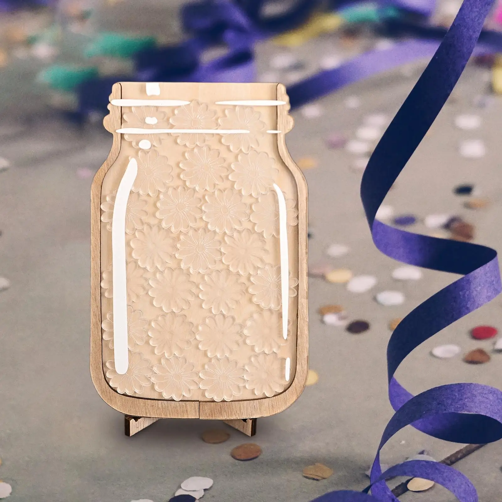 

Reward Jar with Flower Chips Positive Behavior Jar for Training Jar School