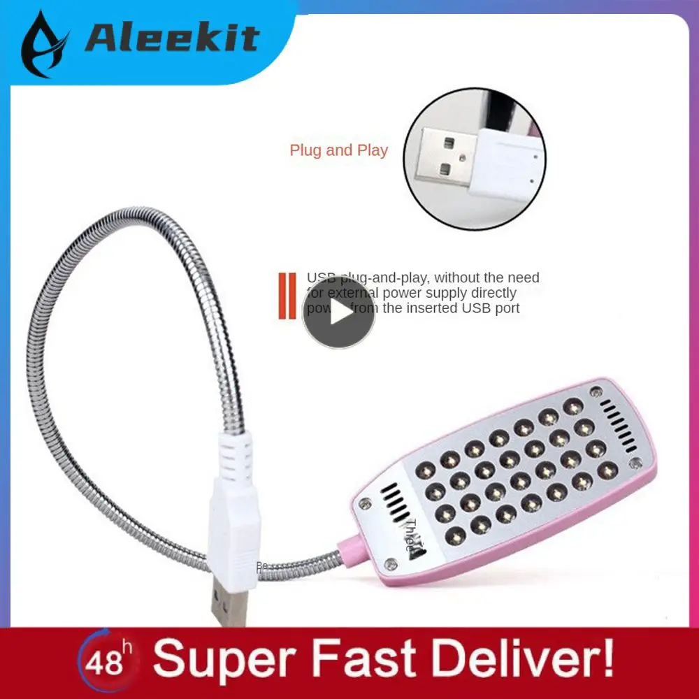 

New In Reading Light Night Light Dormitory Book Lamp Usb Book Lighting 28 Led Switch Type Nightlight Bright Portable