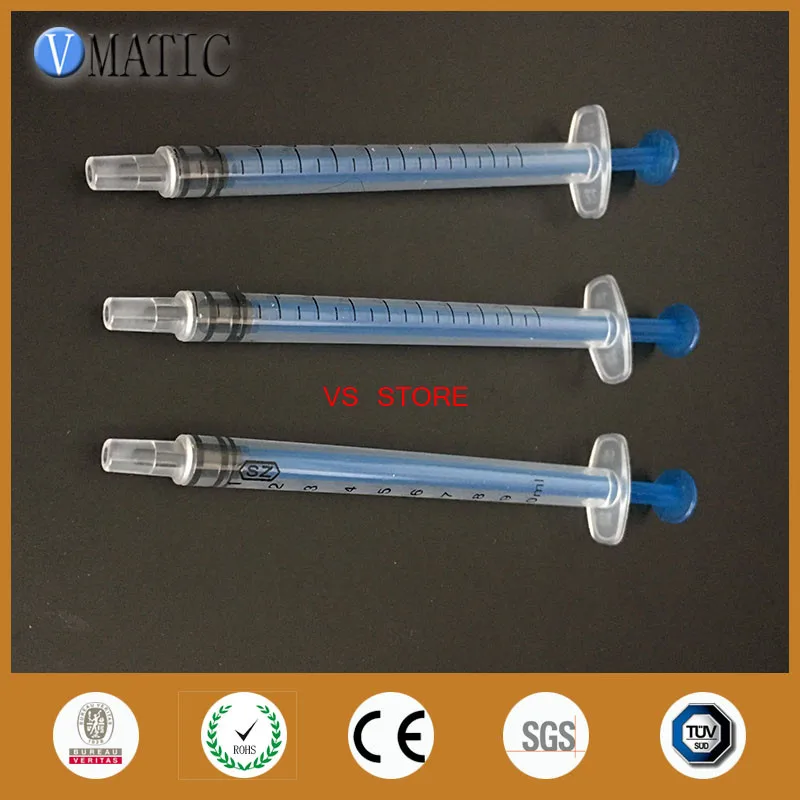 

Free Shipping Non Sterilized 20 Sets Dispensing Syringes 1cc 1ml Plastic Syringe