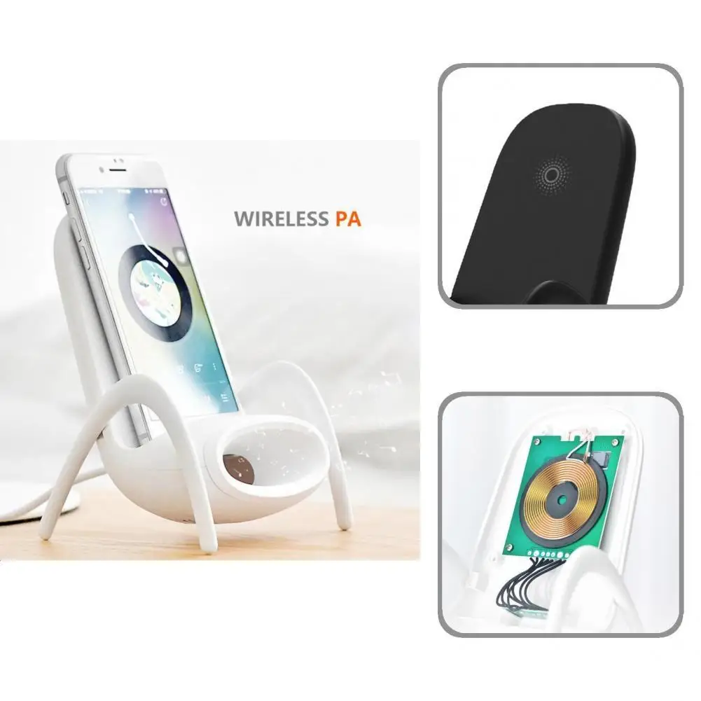 

LED Indicator Portable Environmentally Friendly Chair Phone Charging Stand for Work charger battery portable charger 012