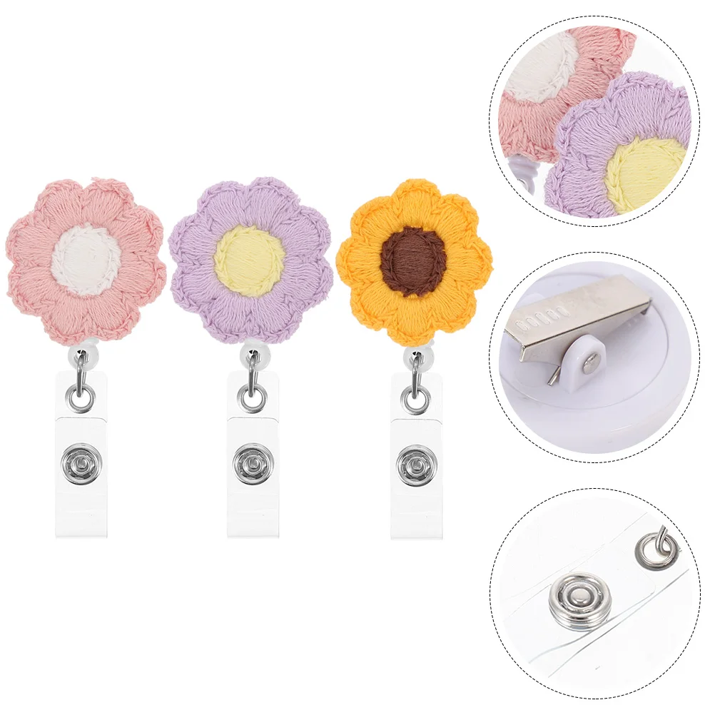 

Badge Holder Name Sunflower Clip Reelreels Id Holders Nurse Tagretractable Nursing Business Teacher Clips Work Sleeve Buckle