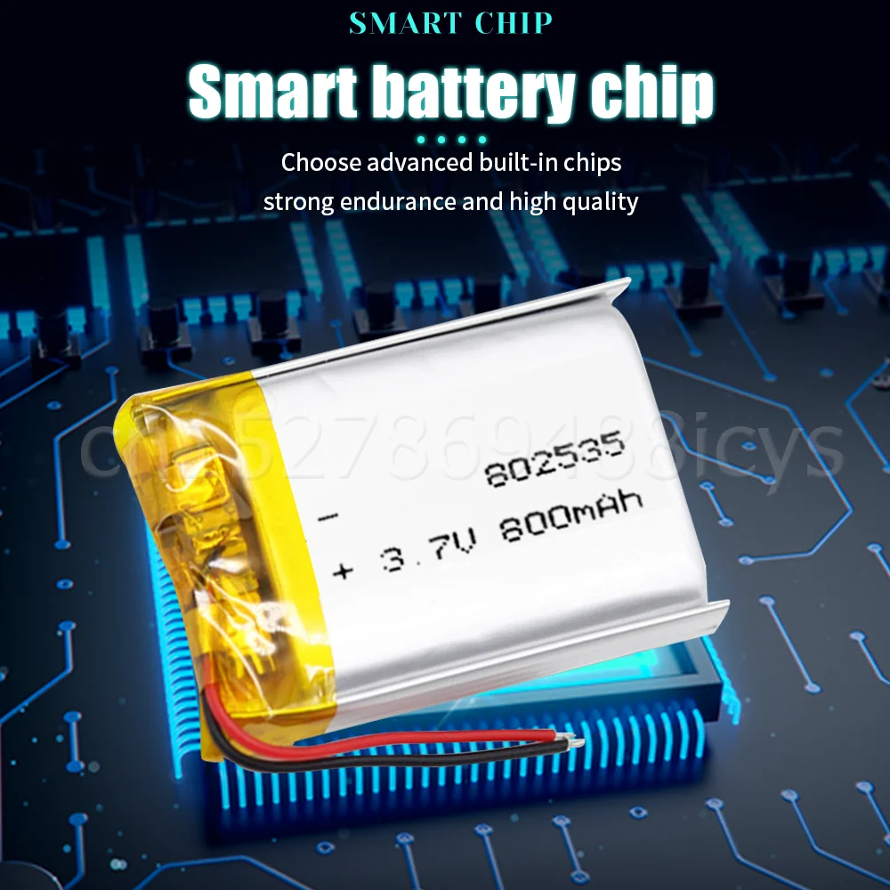802535 3 7 V 800mAh литиевая полимерная аккумуляторная батарея для MP4 MP5 GPS DVD PDA рация