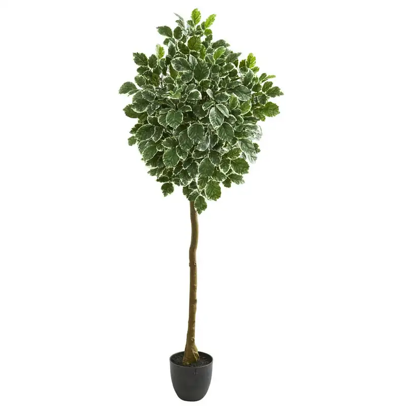 

Variegated Aralia Artificial Tree, Green