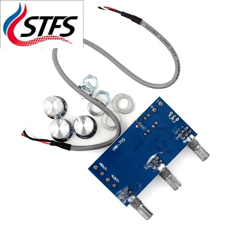 Двухканальный стерео цифровой аудиоусилитель высокой мощности плата усилителя