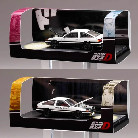 HJ HOBBY ЯПОНИЯ 1:64 AE86 начальная D металлическая модель автомобиля