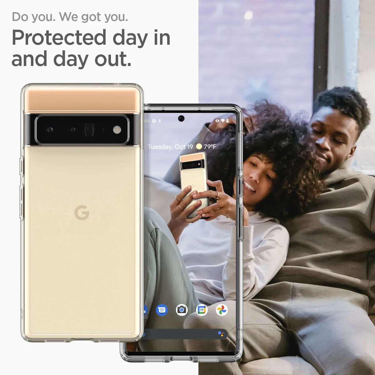 Ультрагибридный чехол Spigen для Google Pixel 6 / Pro-более длительная четкость с жесткой