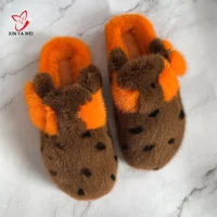 Women's Clogs Slipper Shoes For Women 2022 Designer Lxury Mink Fur Slippers Clogs For Women Wholesale Fur Slippers Clog Slides