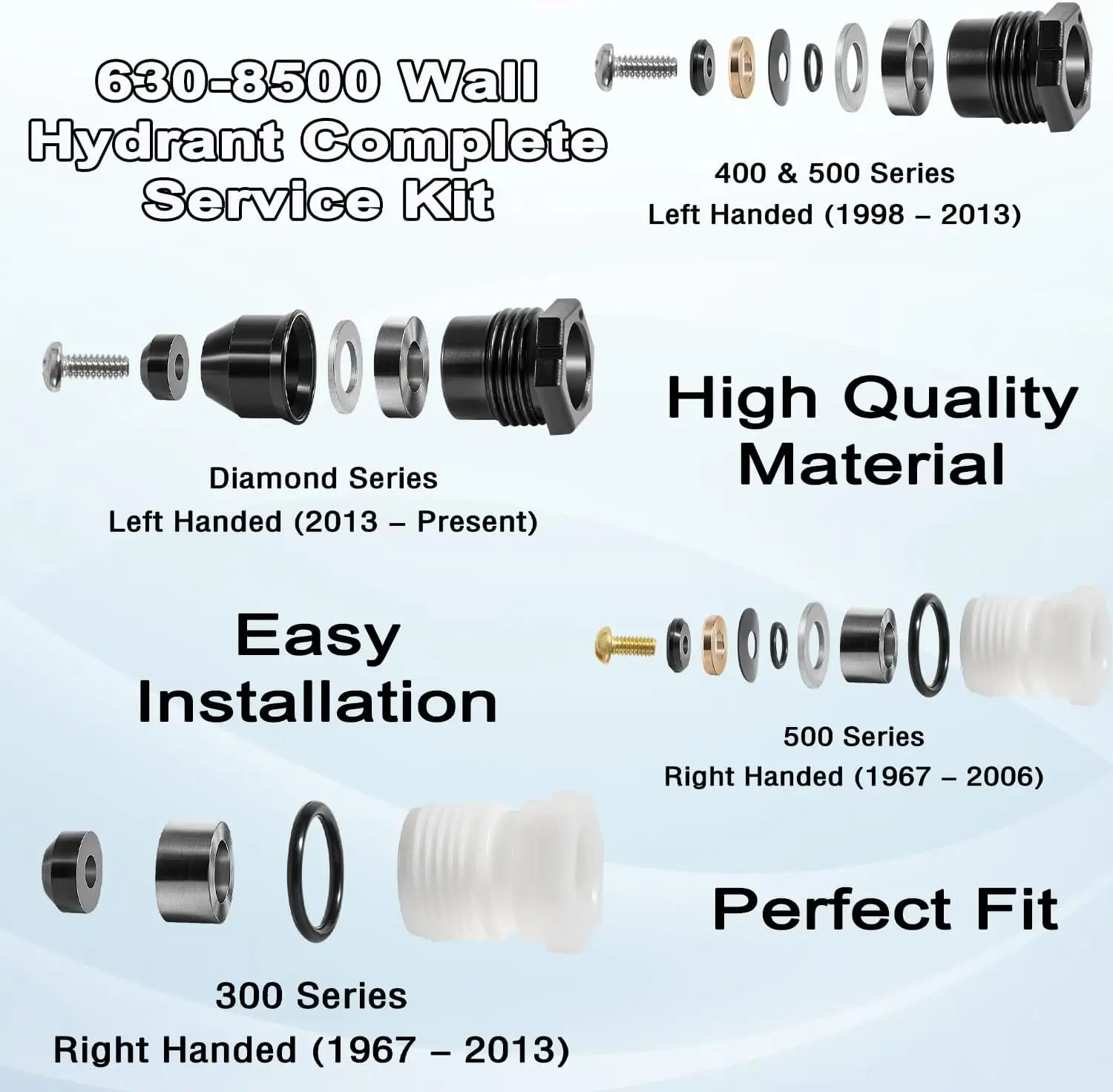 Настенный гидрант MX 630-8500 полный сервис для мастера уличный Набор ремонта