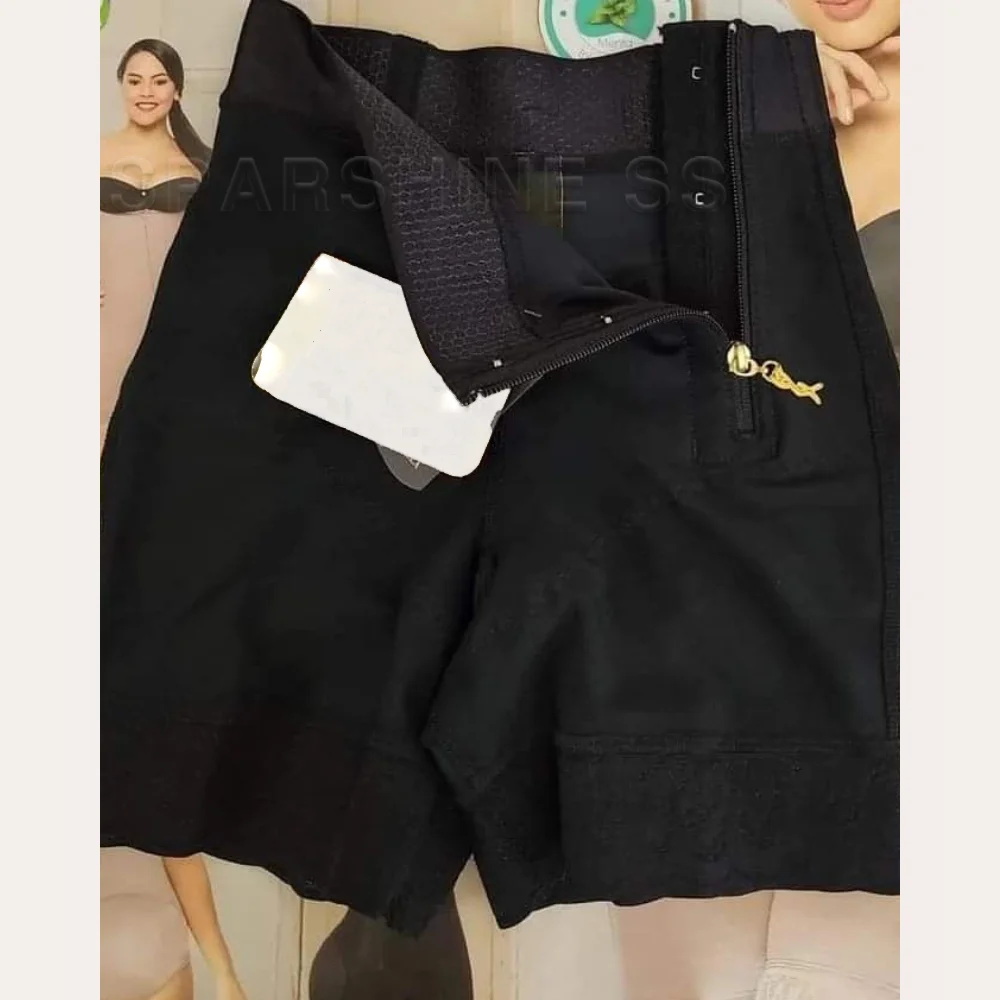 Шорты-Корсеты женские с молнией сбоку 3 крючка