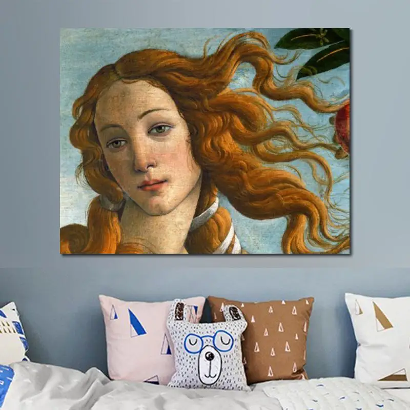 Современная живопись на холсте голова Венеры Сандро Боттичелли высокое качество