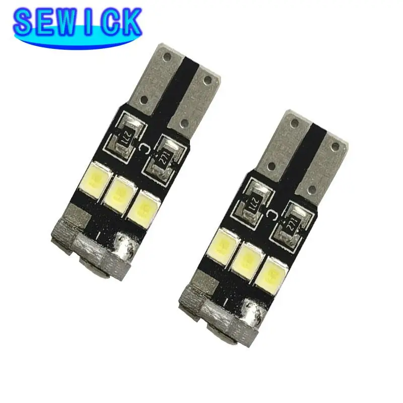 300Pcs 194 168 501 Canbus T10 LED Car Light Bulbs 2835 9Smd Maker Lights Auto Reading /Door/Wedge Lamp White DC12V | Автомобили и