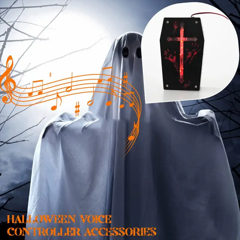 Датчик звука Хэллоуин Крик Динамик Ужас Хитрый Реквизит с голосовой активацией