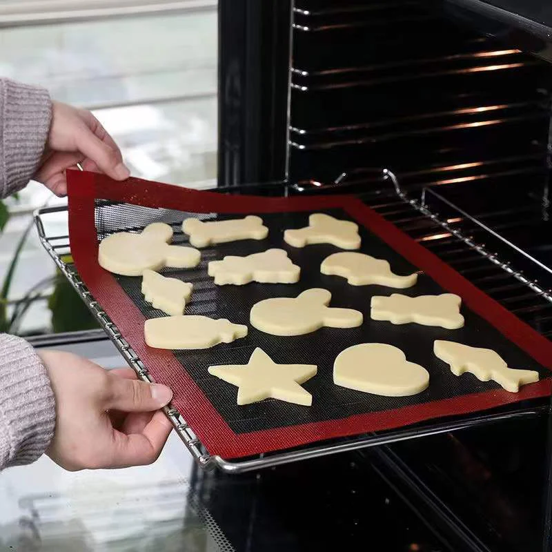 

Oven Mat Non-stick Perforated Silicone Baking Mat Heat Resistant Oven Sheet Cookie Bread Macaron Bakeware Kitchen Baking Tool
