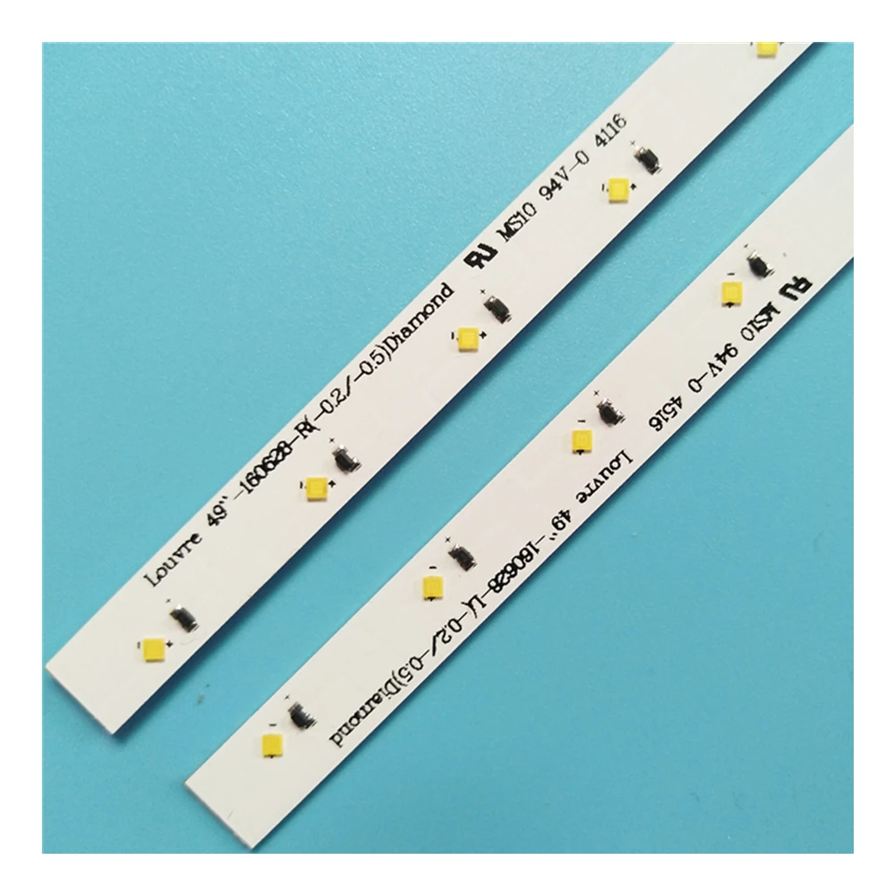 

New 2 PCS/set 31LED 515mm LED backlight strip for Samsung Louvre 49 160628 R L Diamond BN96-4659A 4660A BN95-03721A UE49K5100