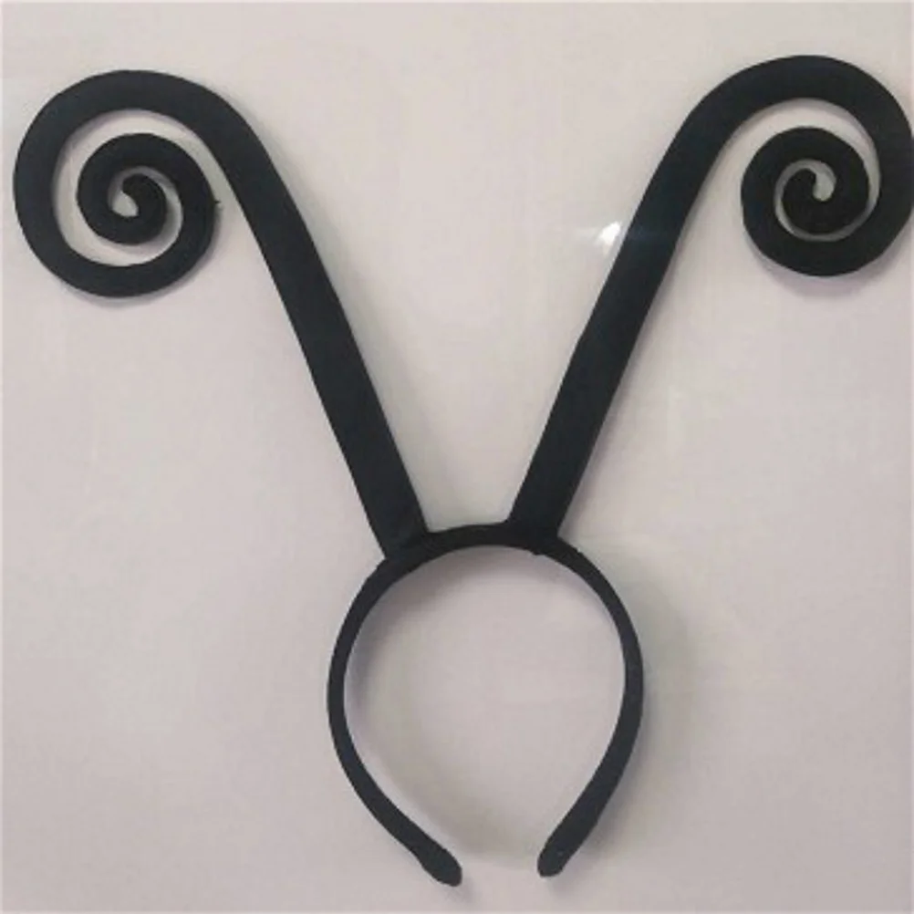 

Headband Hair Antenna Halloween Costumeant Bug Accessory Headpiecealien Ladybug Hoop Pom Boppers Band Headdress Dress Head Black