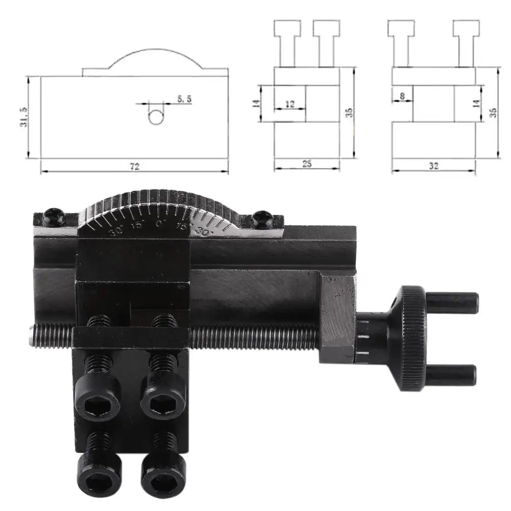 Вращающийся 30 ° Держатель инструмента для токарного станка из вольфрамовой