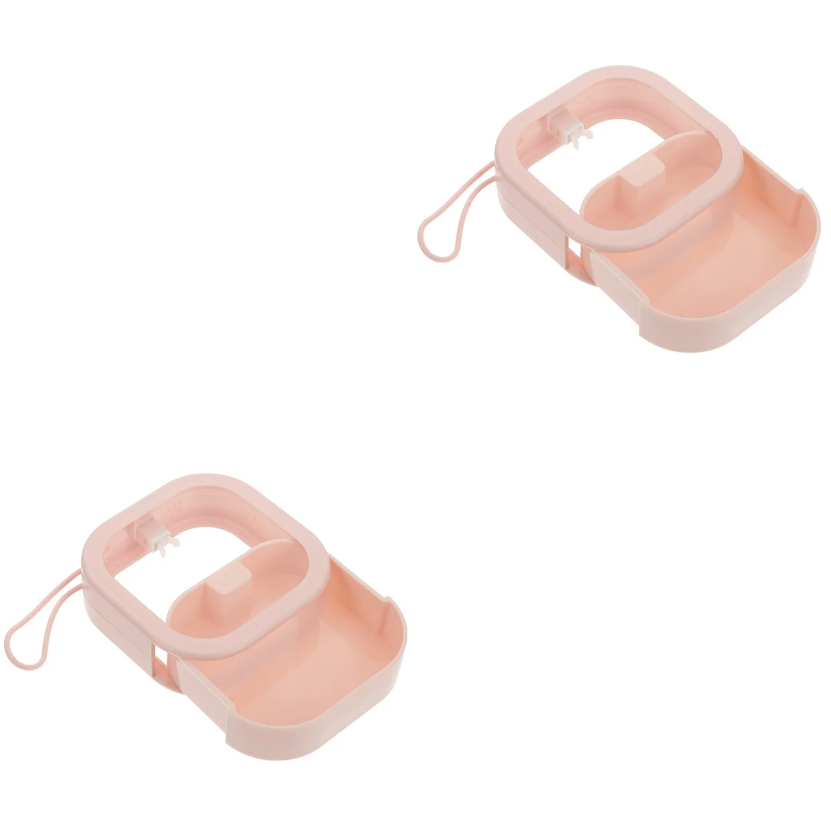 

2 Pc Denture Bath Denture Storage Cubes With Lides Storage Box Retainer Retainer Boxeses Watertight Fixed Oral Care Abs