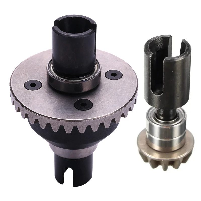 2 шт. для JLB Racing CHEETAH 1/10 бесщеточный ру автомобиль детали: 1 шт. набор дифференциалов EA1057 и 1 шт. набор передних драйверов EA1056