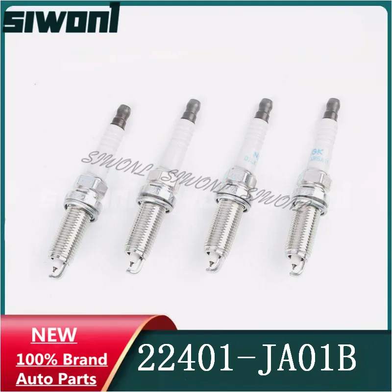 Фото 4 шт./лот 22401-JA01B DILKAR6A11 иридиевая свеча зажигания для Nissan Alitma X-Trail Rogue Sentra Teana Versa Micra 22401JA01B №1