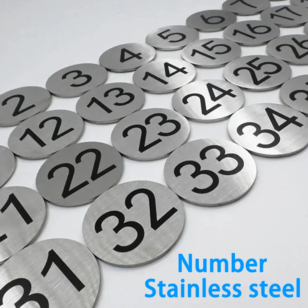 

Цифровой номер дома из нержавеющей стали