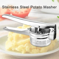 food grade 430 stainless steel potato masher manual juicer stainless steel metal lemon squeezer