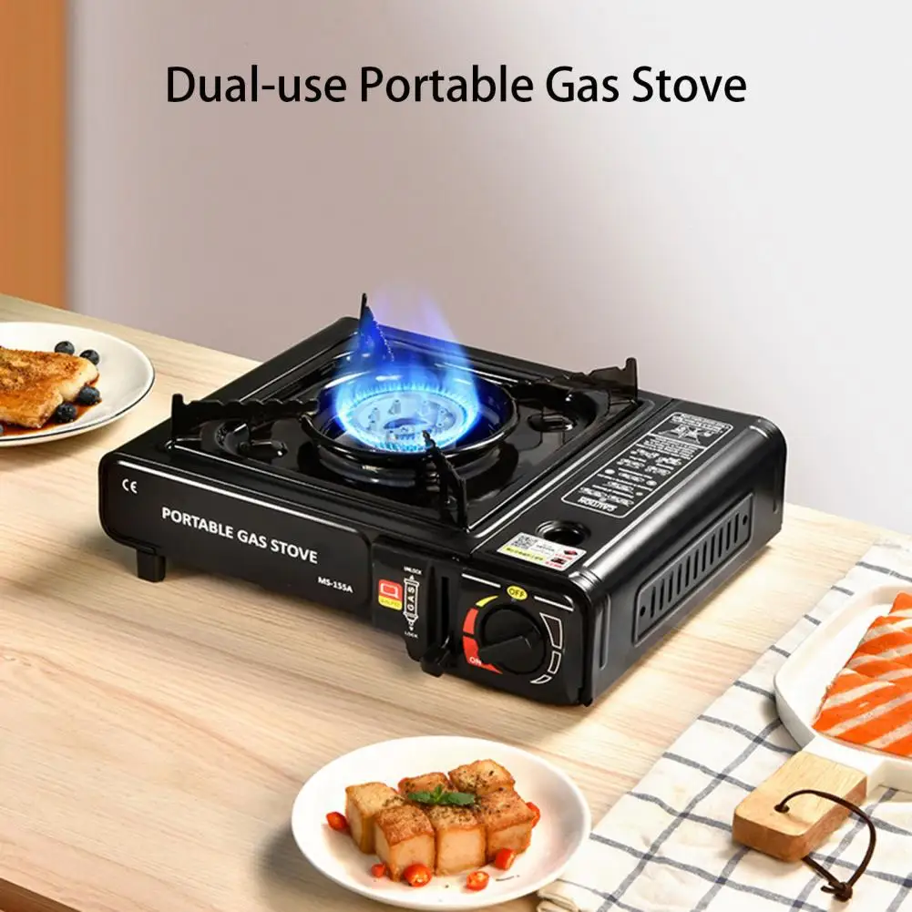 

Camping Stove Outdoor Cooking Burner High-Temperature Resistant Travel Use 2900W BBQ Butane Gas Burner Stove