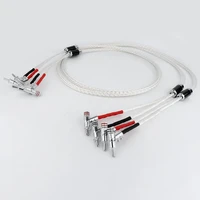 hifi speaker cable 8ag 8n occ silver plated hifi audiophile speaker amplifier sound connecting cable y ybanana y