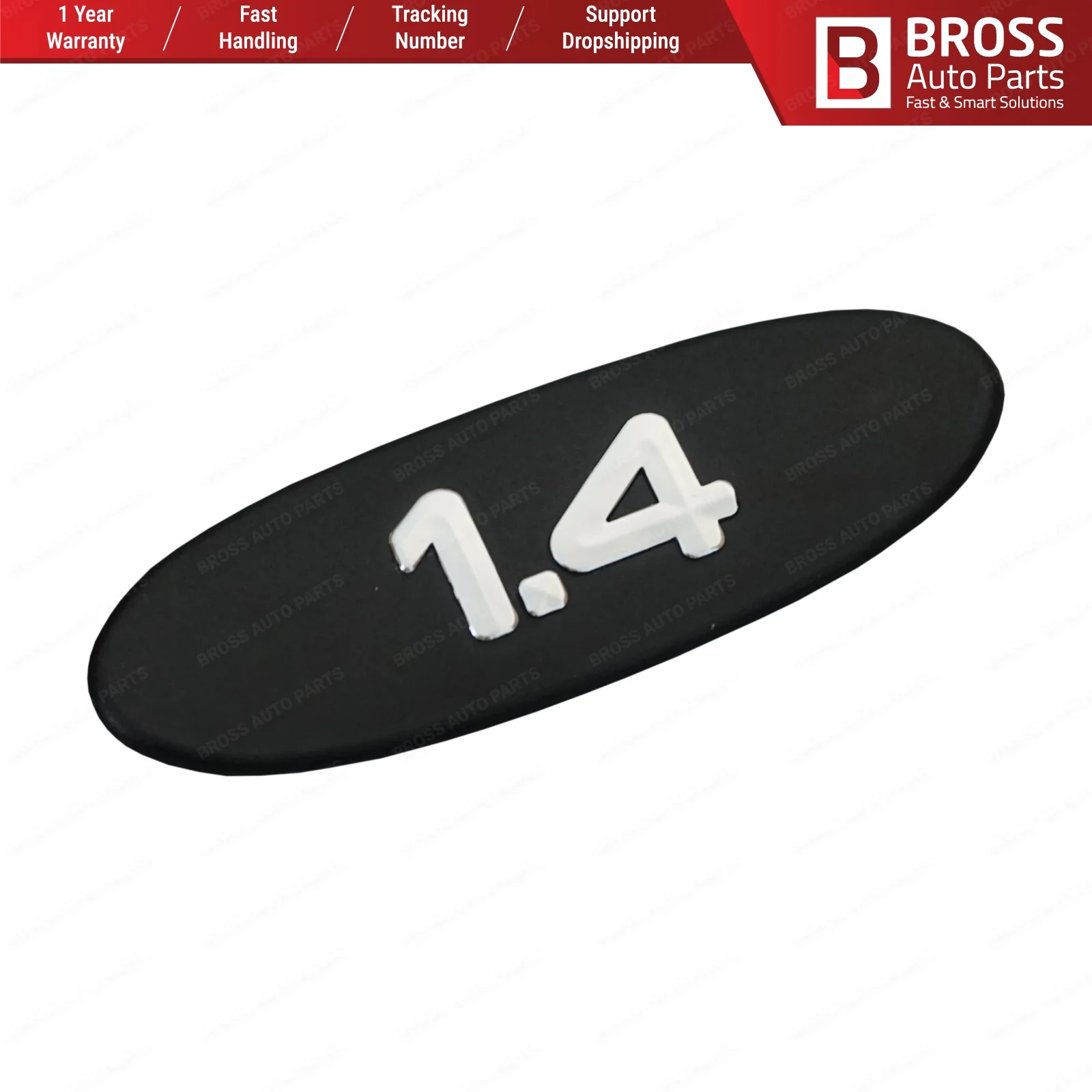Bross автозапчасти BSP574 Черный 1 4 значок монограмма Эмблема для Renault Clio быстрая