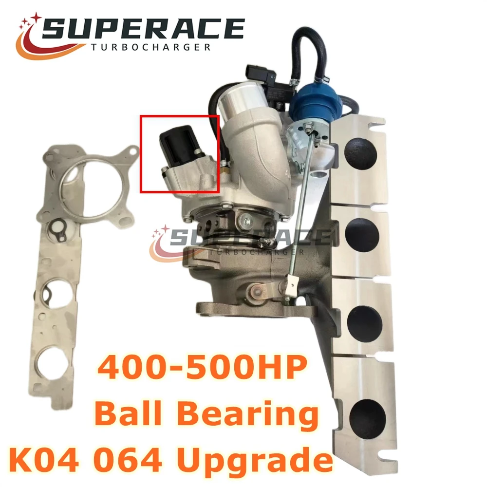 Гибридное турбозарядное устройство K04 064 для Audi EA888 S1 S3 TT S Seat Leon 2 0 TFSI (8P/pa) BHZ 53049880064