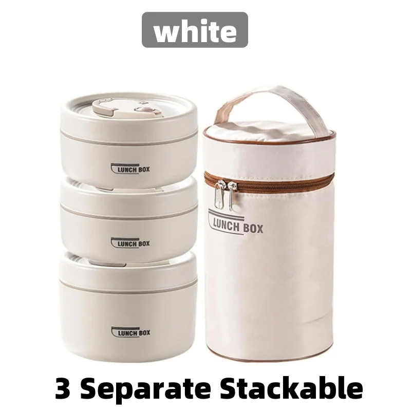 

Штабелируемый термоизоляционный ланч-бокс, бенто, ланч-бокс для взрослых, контейнеры для хранения посуды из нержавеющей стали, упакованный обед