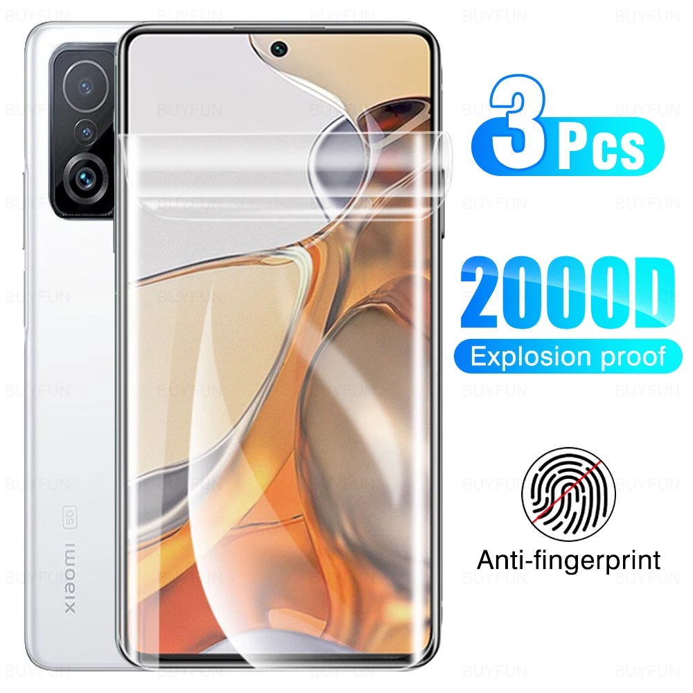 

3 шт. для Xiaomi 11t матовая Гидрогелевая пленка для экрана Xioami 11t Pro 11 Lite 11 Ultra 11i 10t Lite 10 Lite 10t Pro 9SE 9t Pro