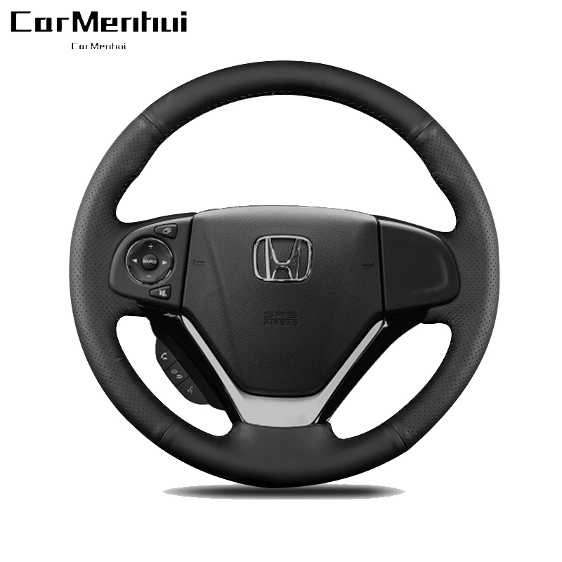 

For Honda Accord 8th 2010 2011 2012 2013 Micro Fiber Leather Wear-resistant and non-slip DIY Hand Sewn Steering Wheel Cover