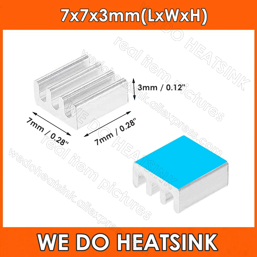 Heat Sink For Cooling Vrm Stepper Driver Mosfet Vram Regulators Heat Dissipation
