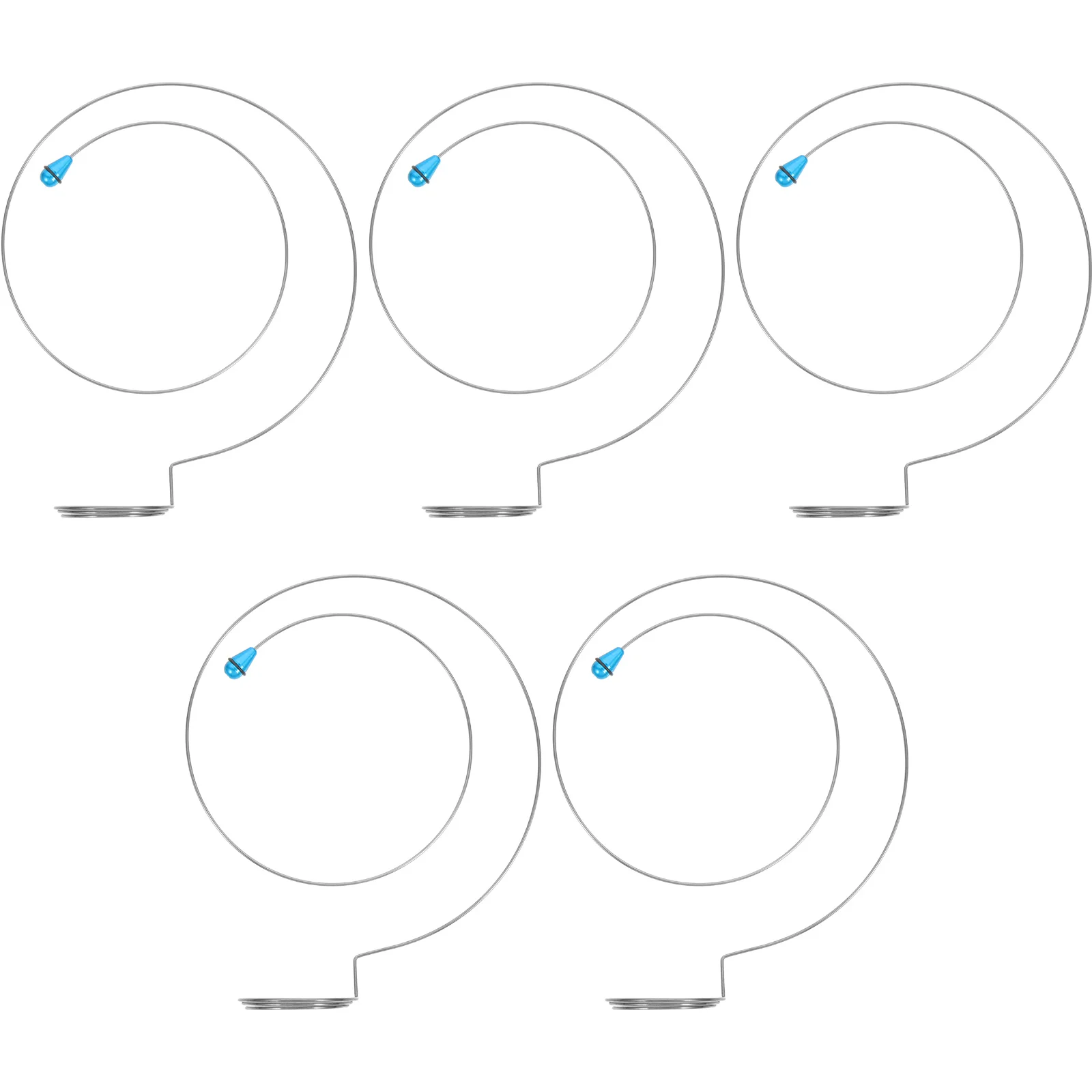 

5 Pcs Headwear Magnifying Glass Traveler Work Wire Holders Watchmakers Magnifier Rack Metal Adjustable