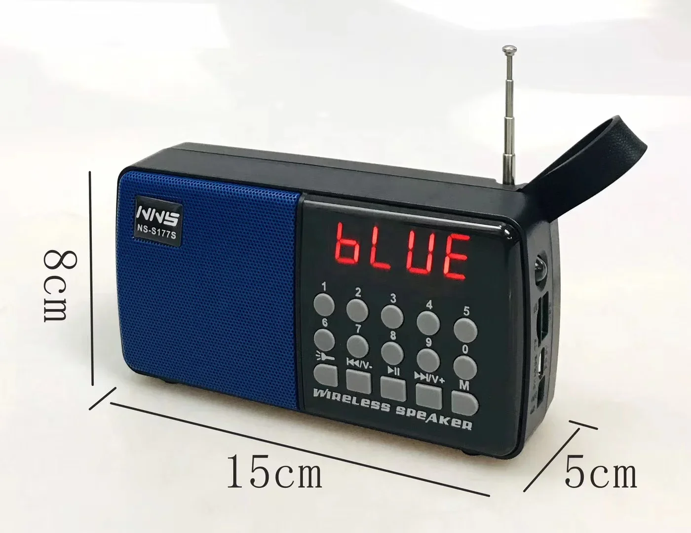 NNS S177S FM AM SW 3-диапазонный со светодиодной подсветкой и солнечными радиостанциями