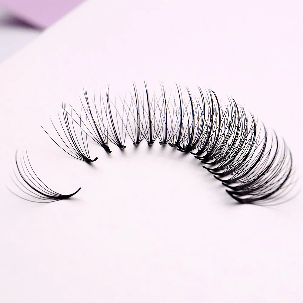 Cmicc 500 веера/1000 веера 5D/7D/9D 0 07 8-15 мм ручной работы натуральные накладные ресницы