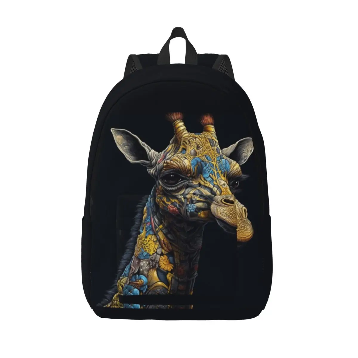 

Giraffe Canvas Backpacks Zombie Portraits Modern Bag Jogging Backpack Big Bags