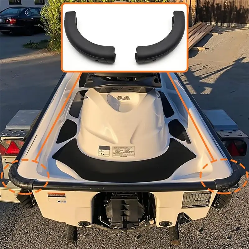 Фото Комплект угловых заглушек заднего бампера для Sea-Doo GTI GTX RXP X RXT WAKE PRO SE (2 шт., замена 291002244)-A28K №5