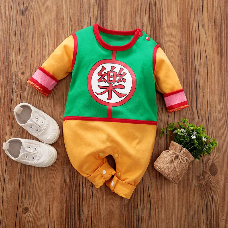 

Dragon Dbz Baby Girl Boy Autumn Romper Anime Crawling Clothing For Kids Newborn Clothes 0-18m Infant Costume Jumpsuit