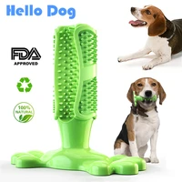 toothbrush for pet dog molar stick dog toothbrush tooth cleaner brushing stick natural rubber doggy dog chew toys pet supplies