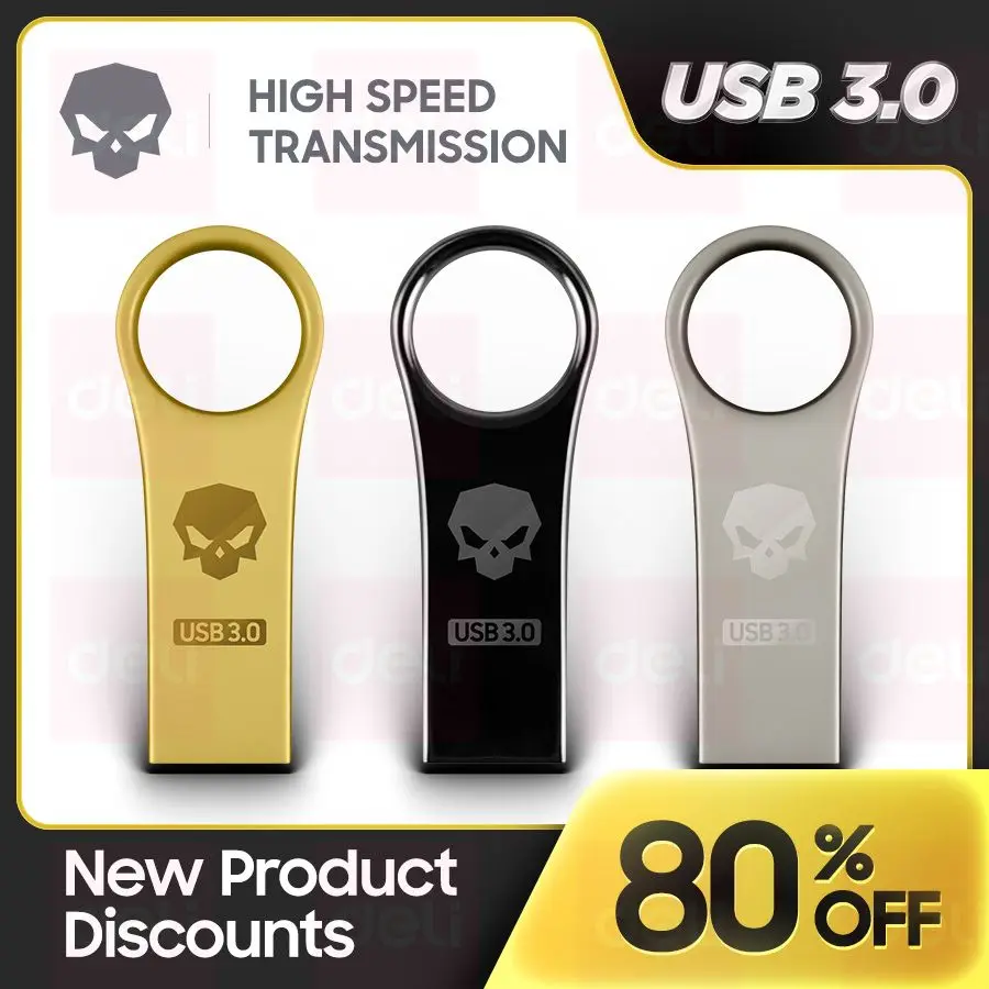 

Deli New 2023 Pen Drive 32GB 64GB High Speed USB3.0 for Computer Cell Phone Metal Mini Pen Drive 32GB USB Flash Drive 64GB 128GB