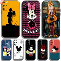piuto mickey minnie mouse phone case for samsung galaxy s22 s21 s20 s10 10e s9 s8 plus s22 s21 s20 ultra fe 5g soft carcasa