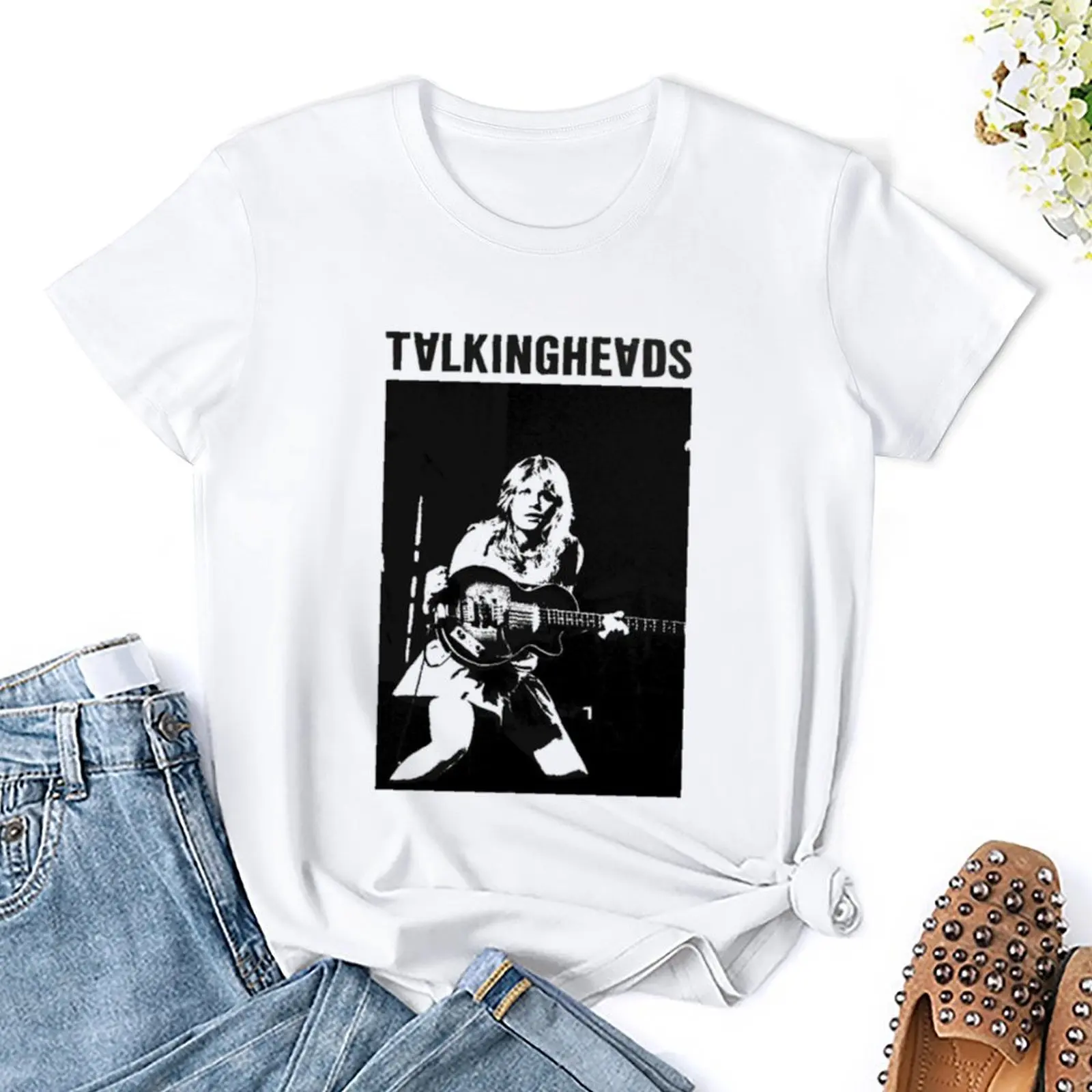 Подарочная Мужская и женская футболка Heads-Tina кавайная одежда летние топы аниме