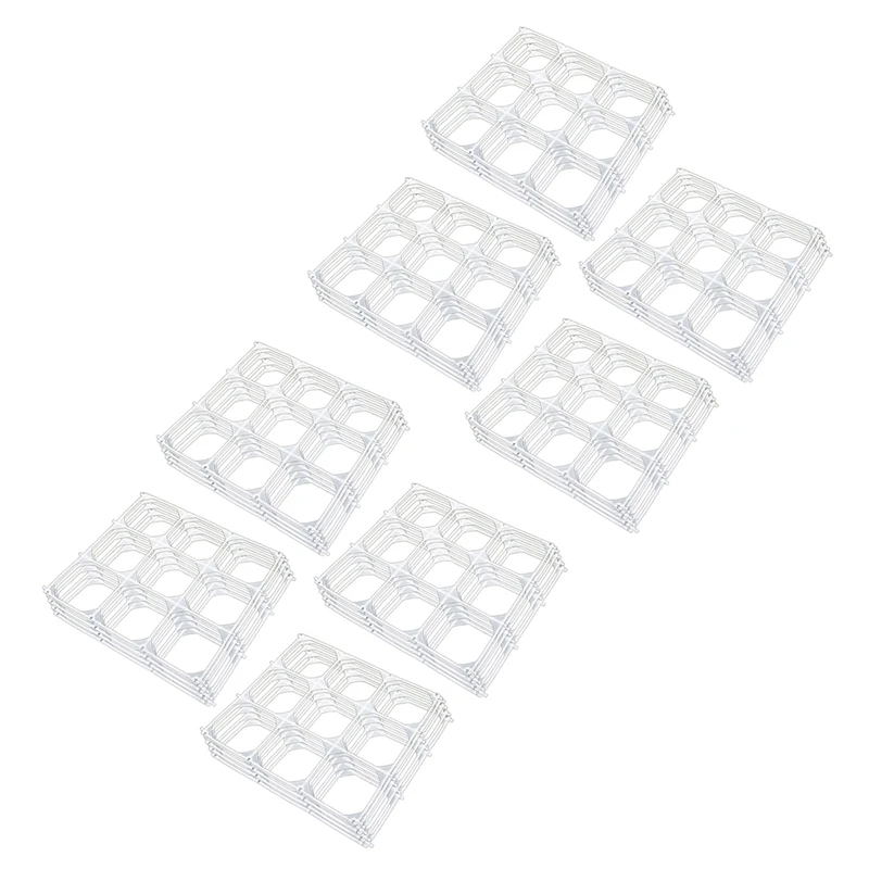 

40X Balloon Wall Grid Latex Balloon Molding Accessories Plastic 9 Hole Balloon Fence For Birthday Wedding Decoration