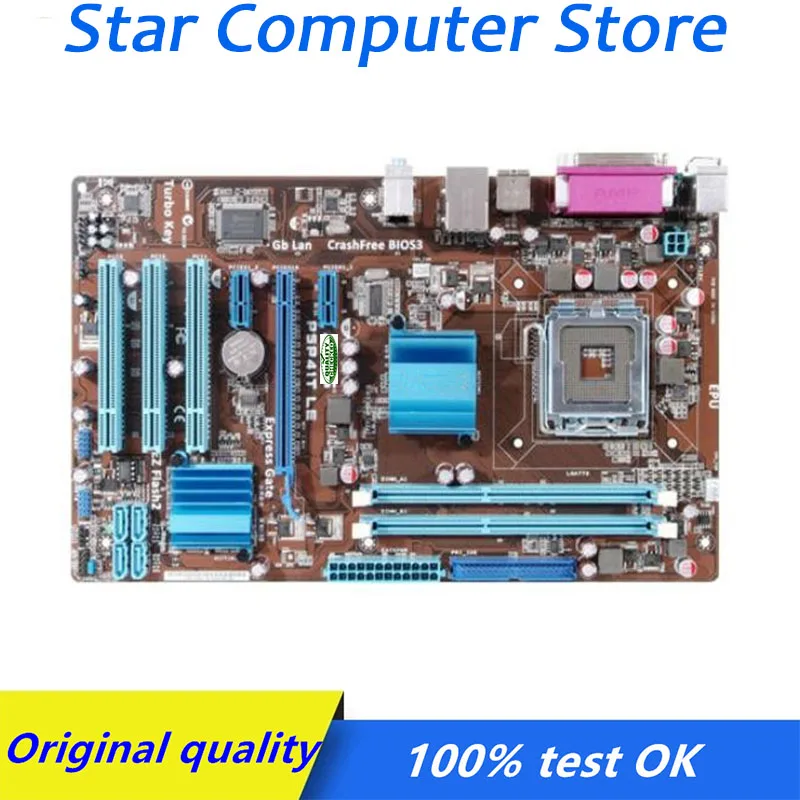 

For ASUS P5P41T LE Computer USB2.0 SATA2 Motherboard LGA 775 DDR3 G41 G41M Desktop Mainboard Used