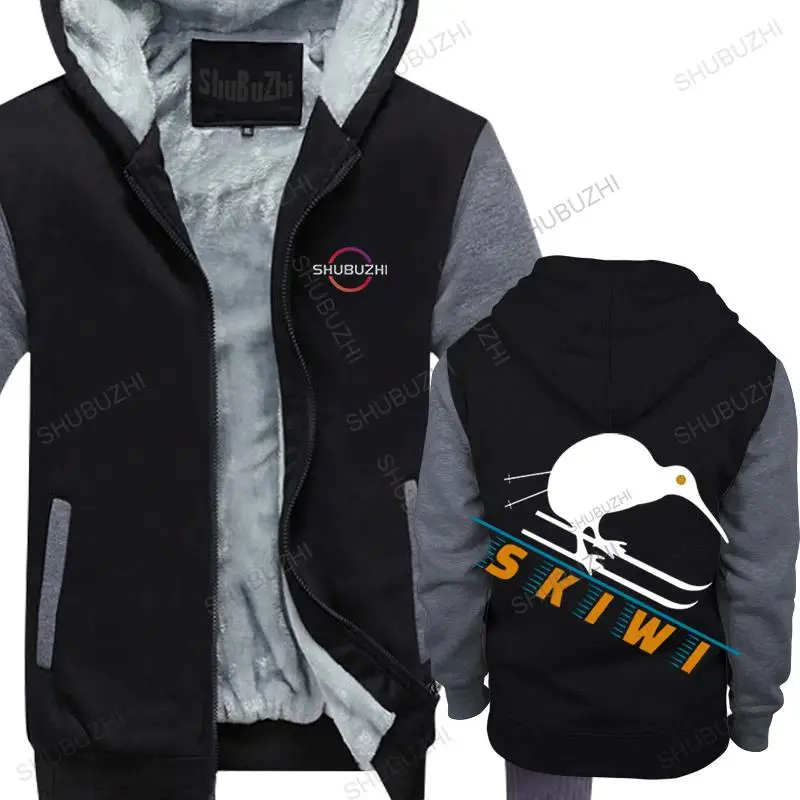 

Kiwi Nz New Zealand Dark Skiwi Gift fleece hoody Pattern Cotton Normal Funny Casual Character winter Style Giffleece warm hoody