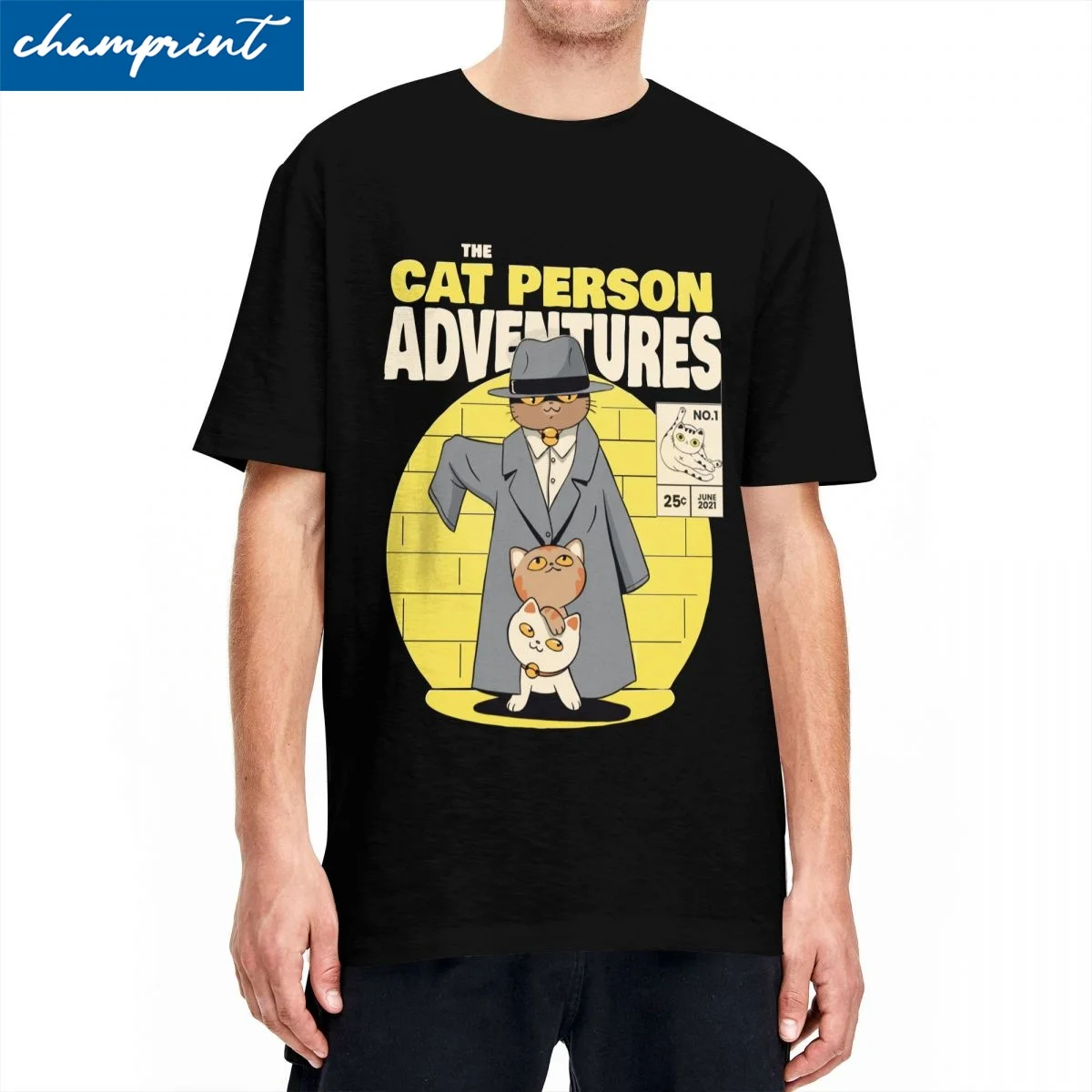 

Футболка с коротким рукавом и круглым вырезом для мужчин и женщин