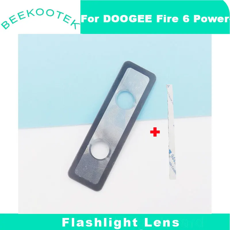 Новый оригинальный объектив-фонарик для телефона DOOGEE Fire 6 Power, стеклянная крышка объектива для смартфона DOOGEE Fire 6 Power. (art.: 3920dd123da07) - 3920dd123da07